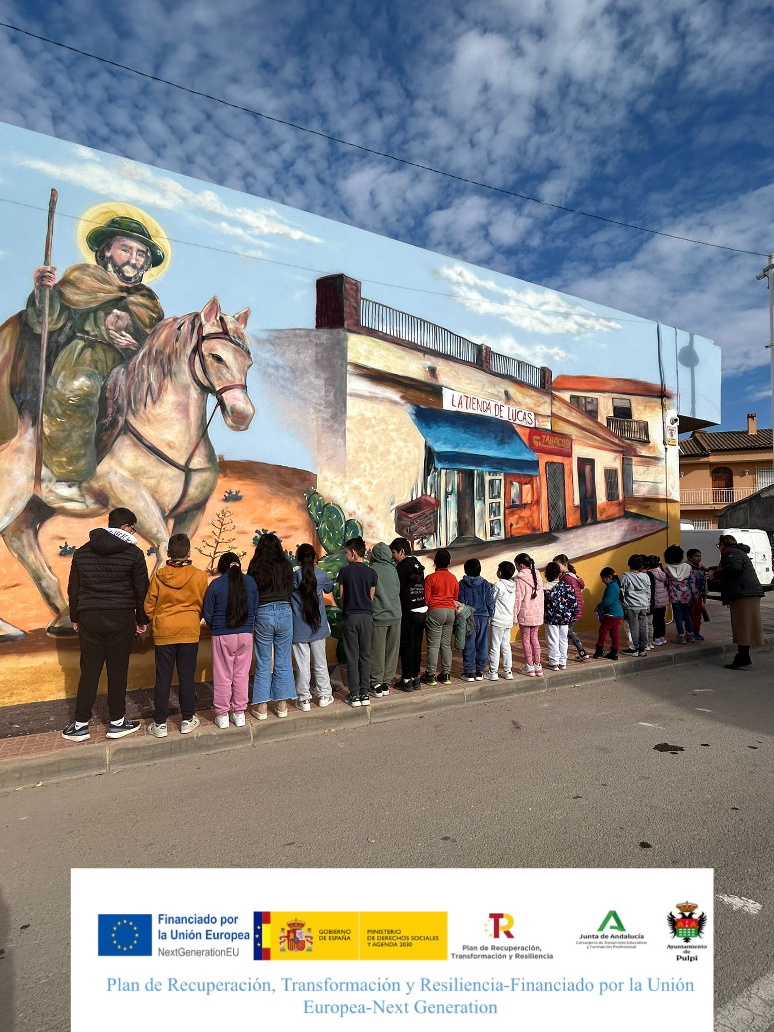 Llenamos los murales de Pulpí de arte urbano juvenil