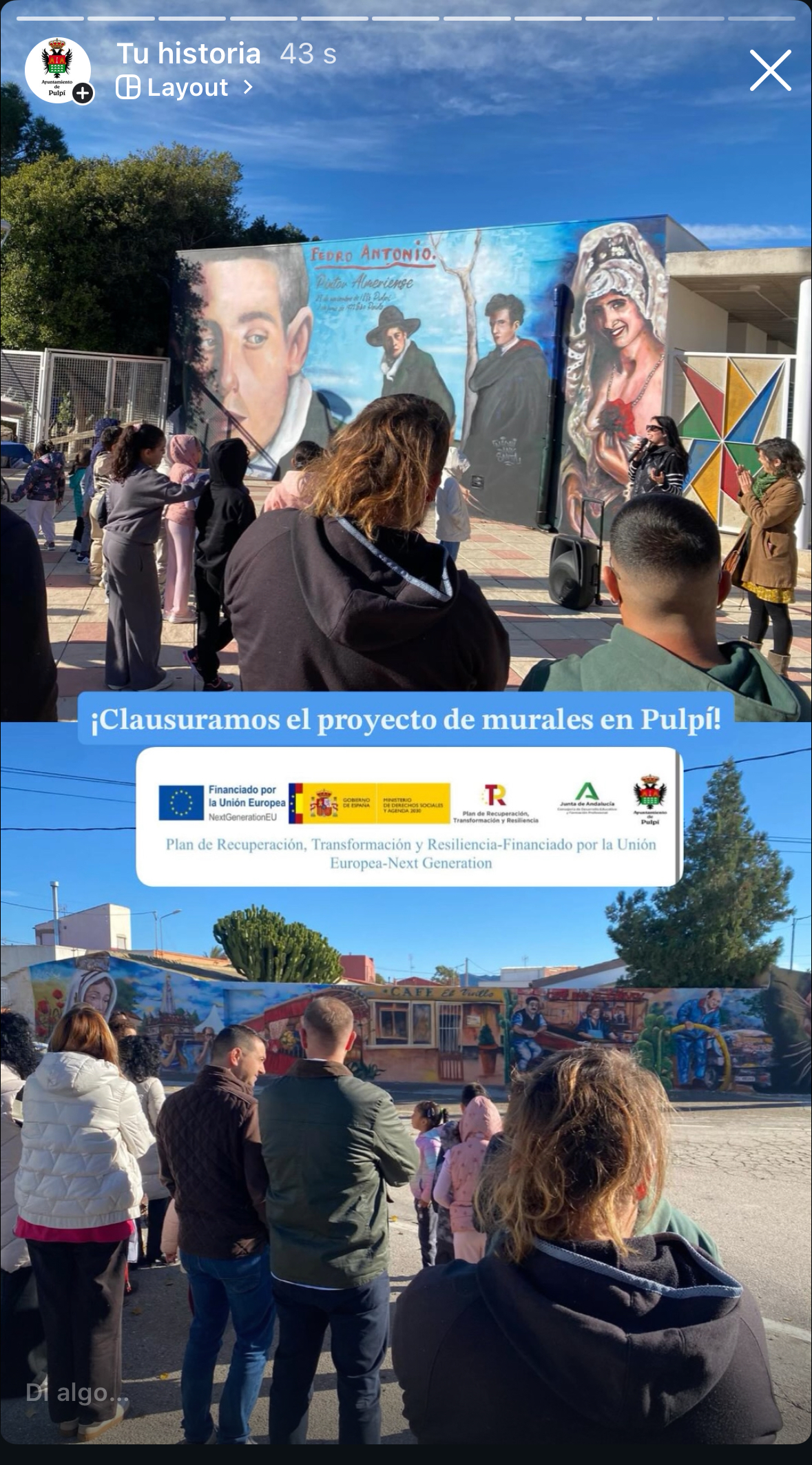 Clausuramos el proyecto de murales en Pulpí